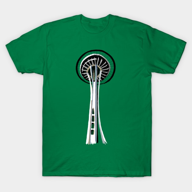 Space Needle T-Shirt by adq